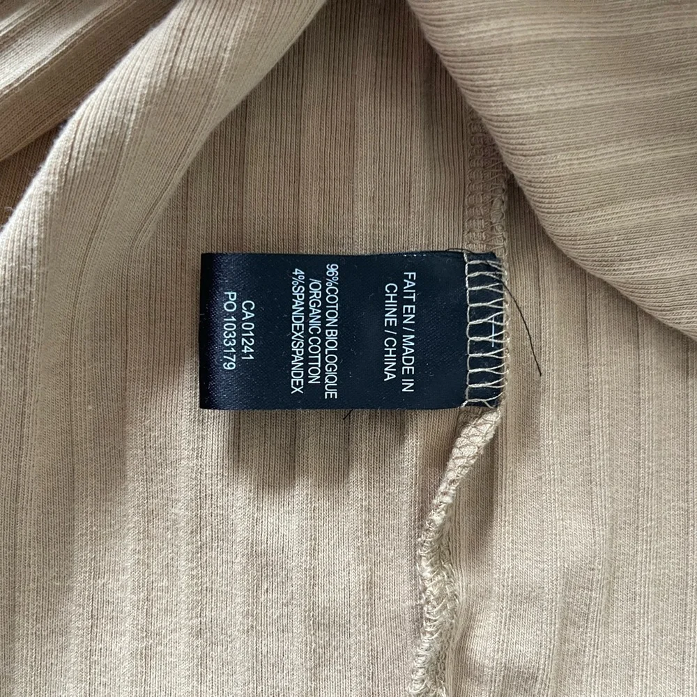 Simons Beige Ribbed Polo - Picture 4 of 6